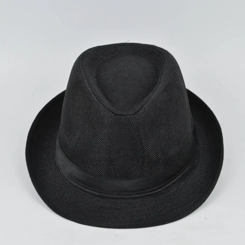 Men's Handsome Hats Jazz Cotton Linen Pure Hat Imitation Linen Sun Visor Hat Fashion Accessories