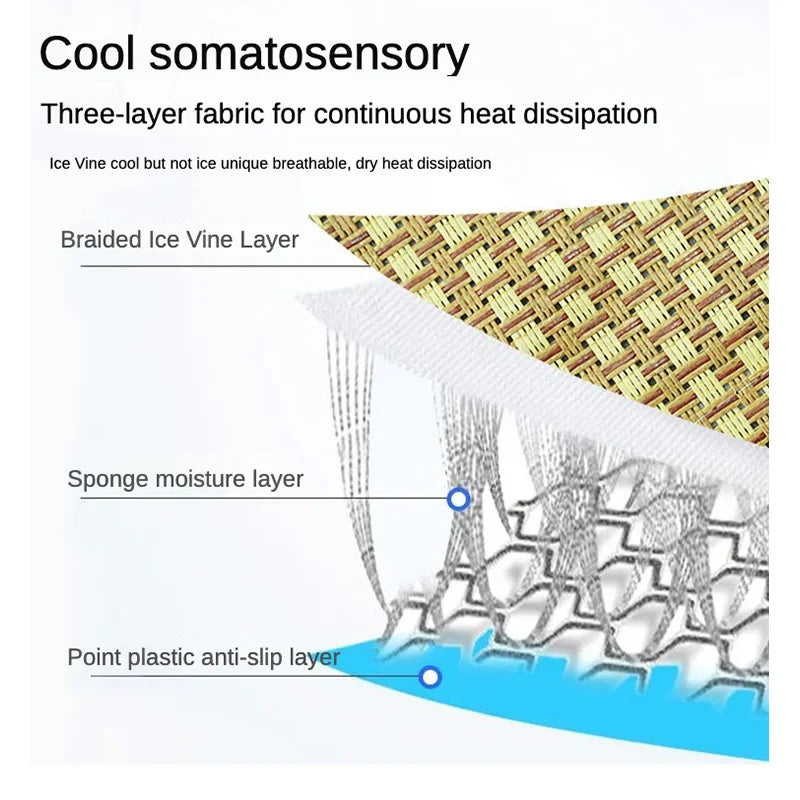 Pet Bed Sleeping Mat Dog Beds Rattan Woven Cat Mat Bed Summer Pet Cooling Mat for Small Dog Cats Puppy Beds Cushion Chihuahua