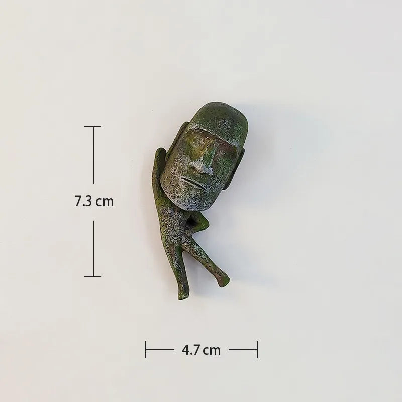 Easter Island Statues Chile Souvenirs 3D Fridge Magnets Resin Refrigerator Magnets Sticker Handicraft Collection Gift Decoration