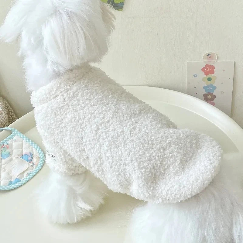 Dog Sweater for Small Dogs Winter Warm Solid Color Pet Sweater for Small Medium Dogs Dachshund  Puppy Clothes  Dog Supplies