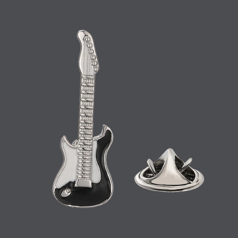 Men's brooch note music equipment rack drum violin guitar piano saxophone design Suit coat lapel pin women's backpack hat badge