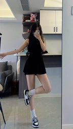 Summer Dresses for Women 2023 Sexy Sleeveless Knitted Dress Vestido Pullover Bodycon Mini Dress