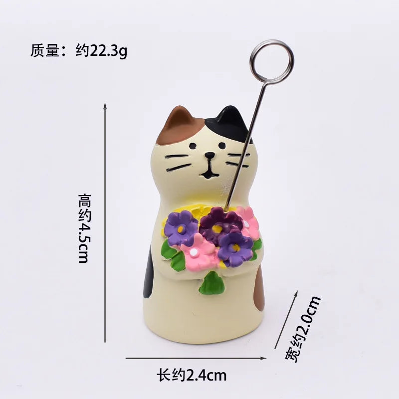 Zakka Chinese Valentine's Day Series Japan Decoration Figurines Resin Craft Desk Accessories Scene Decoration Gifts Home Decor