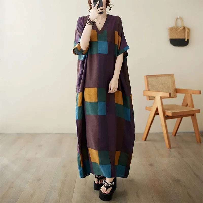 Summer Dress for Women Clothing Long Dress Fashion Clothes Cotton Vintage Harajuku Elegant Streetwear Maxi Beach Dresses