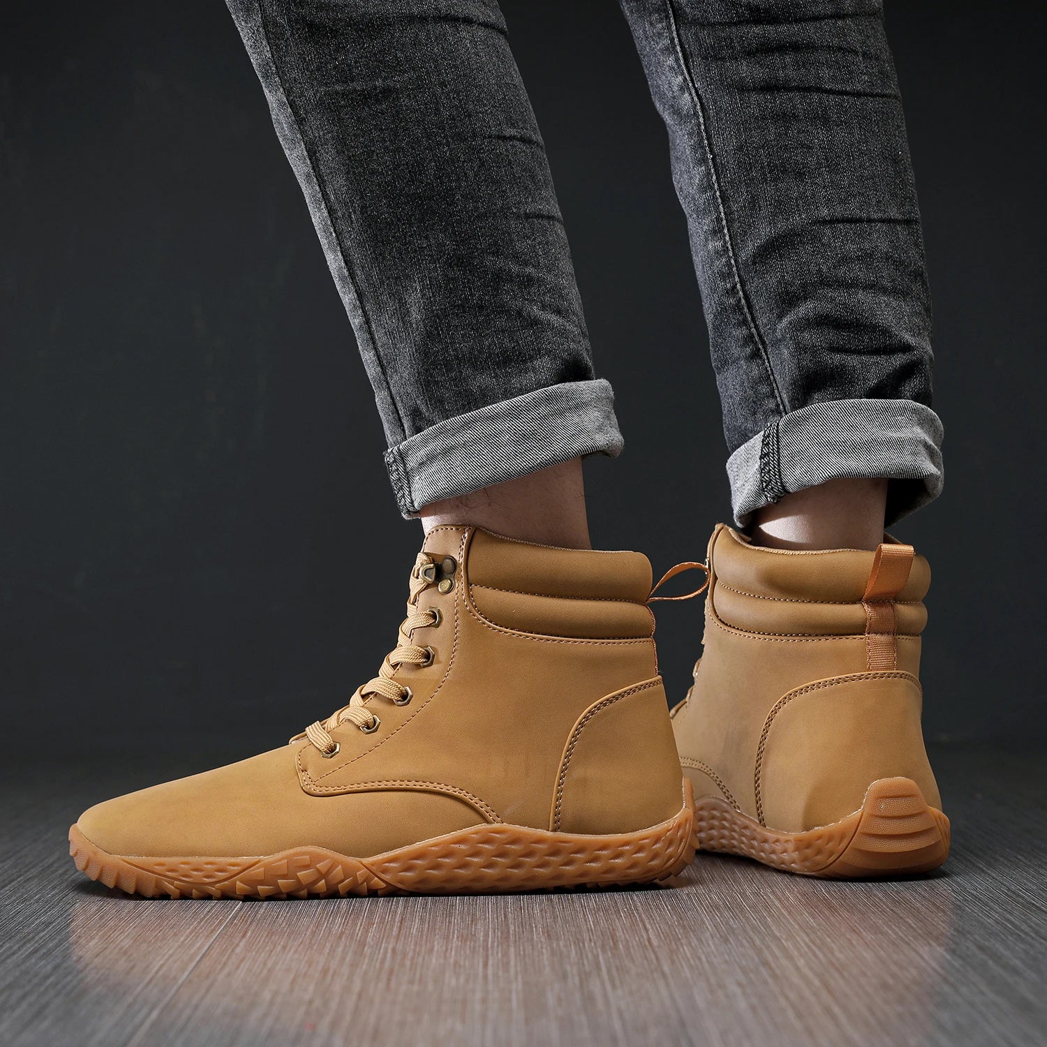 Men Wide Barefoot Shoes for Men Outdoor Trail Running Minimalist Walking Shoes Lightweight and Breathable Anti-slip sneakers