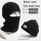 Beanies Men Winter Hat Women Knitted Hats For Men Cap Winter Beanie Caps Gorro Thick Warm Brimless Fur Bonnet Mens