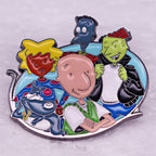 DOUGS Enamel Pin American animated television series characters brooches jewelry