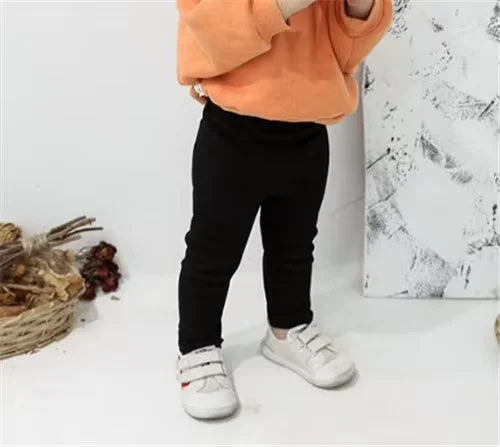 Children's Pants For Girls Boys Solid Big PP Kids Pants Spring Autumn Baby Toddler Long Trousers Casual Kid Trouser 1-6Years Old