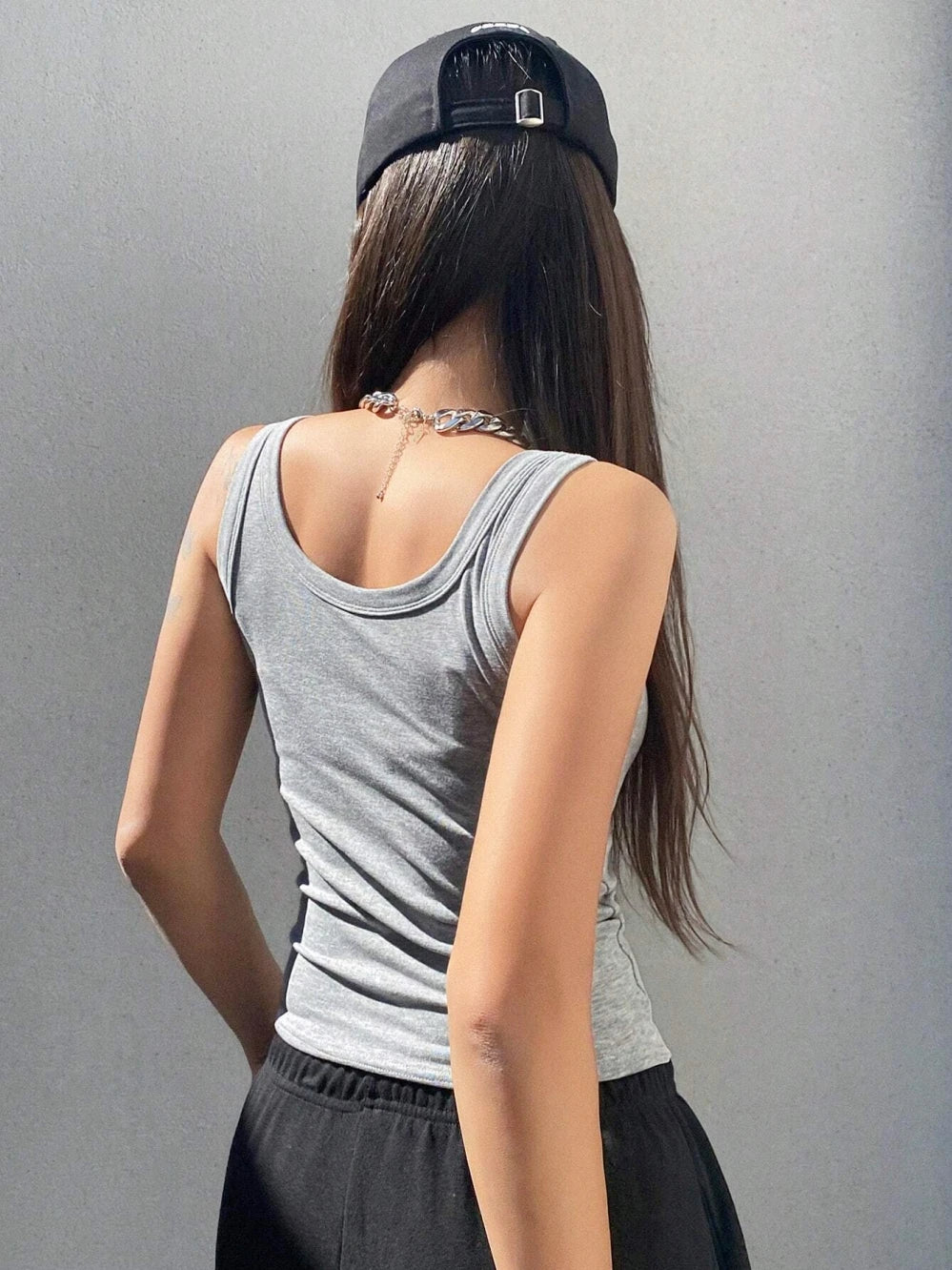Summer Tight Tank Top Breathable And Comfy Sleeveless Ves For Women's Summer Outfits Camisole Tank Top Beauty Back Underwear