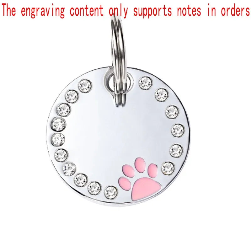 Personalized Custom ID Tag Pet Address Tags For Dogs Cats Engraved Collar Pendant Name Dog Tag Dogs Accessories Cats Items Custom Tags