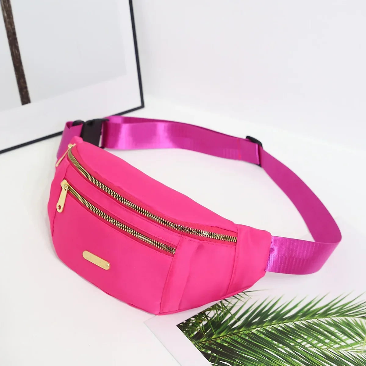 Fanny Packs Waist Pack for Women Waterproof Waist Bag with Adjustable Strap for Travel Sports Running