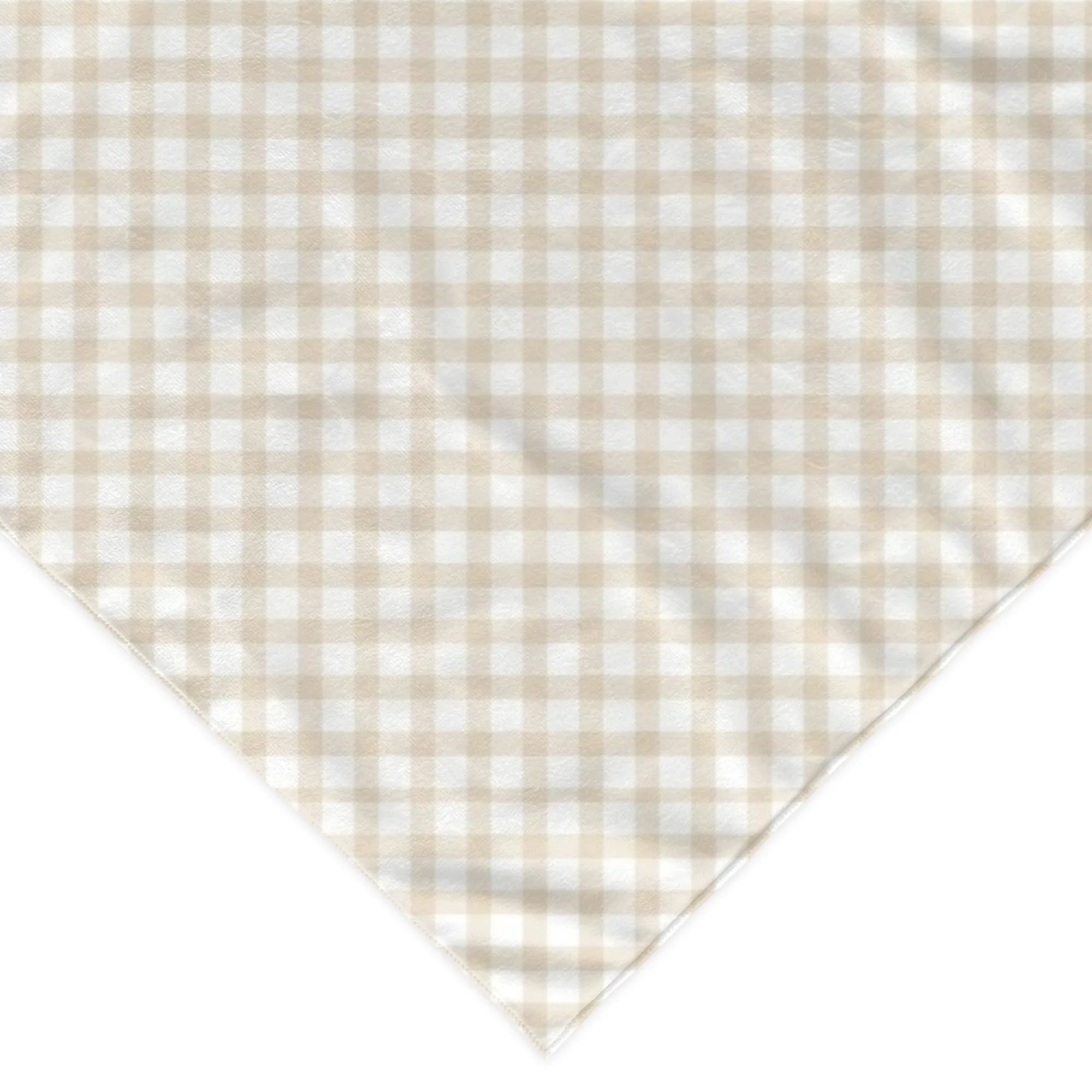 Dog Bandanas，Triangular Adjustable Multi-color Simple Plaid Pattern Printed Polyester，Pet Scarf ，Puppy Accessories Drool Bib