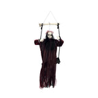 Halloween Swing Hanging Decoration Funny Swing Electric Light Sound Horror Trick Decoration Holiday Atmosphere Layout Background