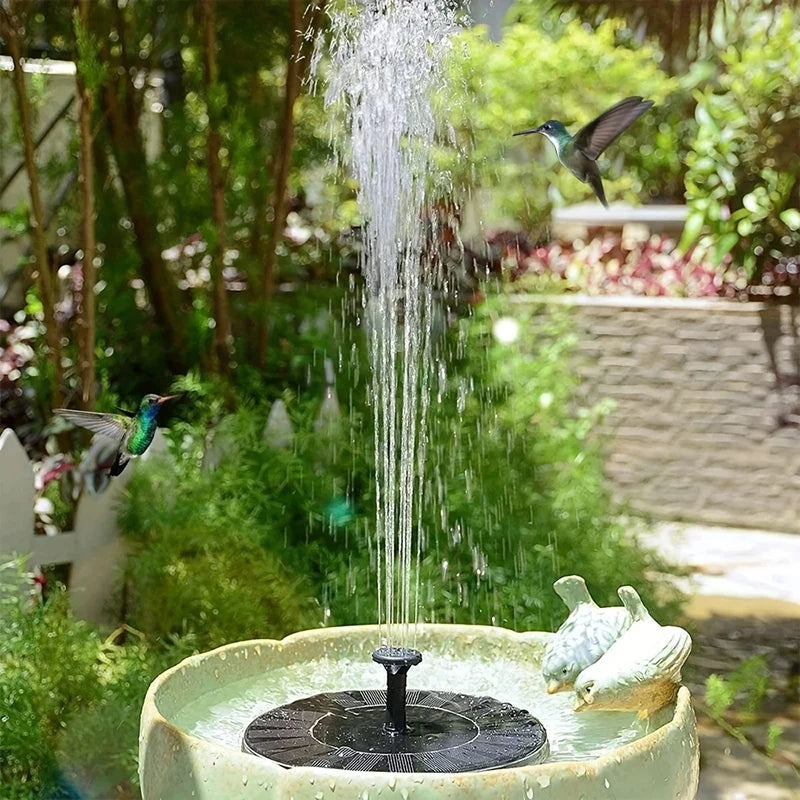 Solar Floating Fountain Floating Solar Fountain Garden Water Fountain Pool Pond Decoration Solar Panel Powered Fountain
