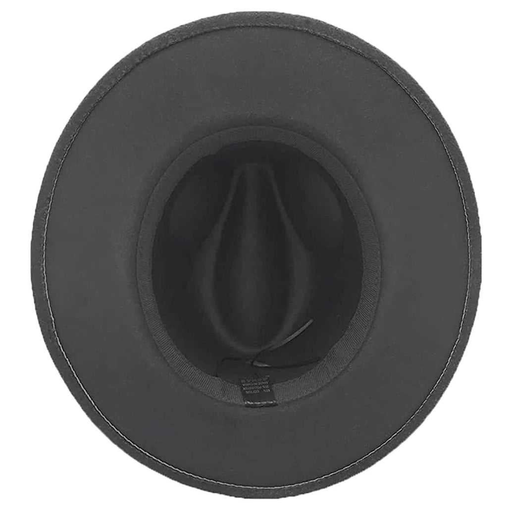 Fedora Hats for Women Wool Felt Panama Hat with Pearl Band Wide Brim Felt Hat Classic Trilby Jazz Hat Church Hats Women Elegant