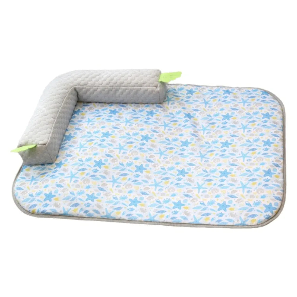 Pet Bed Mats Breathable Pet Cool Litter Washable Soft Dog Sleeping Mat Comfortable Cooling Kennel Mat for Puppy Cats