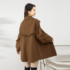 New Wool Coat with Fat Mid-length Fashion Double-sided Wool Coat