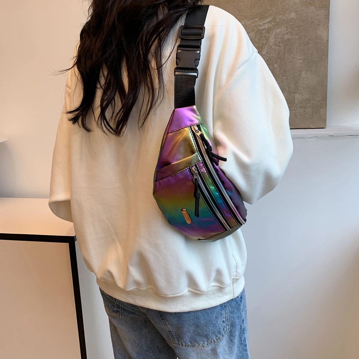 Fanny Packs Waist Pack for Women Waist Bag Travel Sports Running Crossbody Chest Bag Belt Bag Sling Purse Shoulder Bags