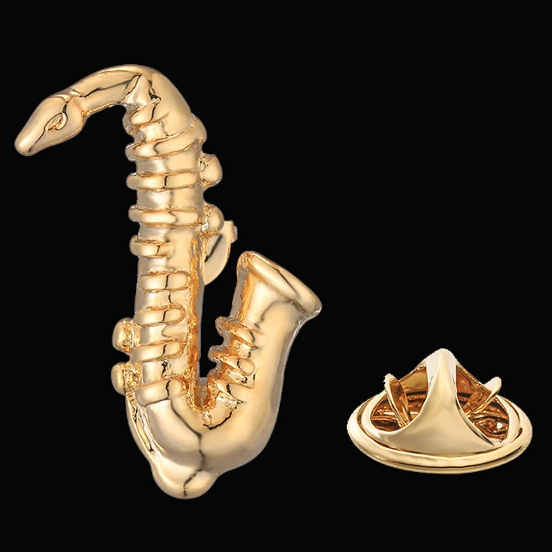 Classic men's women's brooches music drums guitars pianos lapel pins hats scarves suit shirts necktie pin accessories jewelry