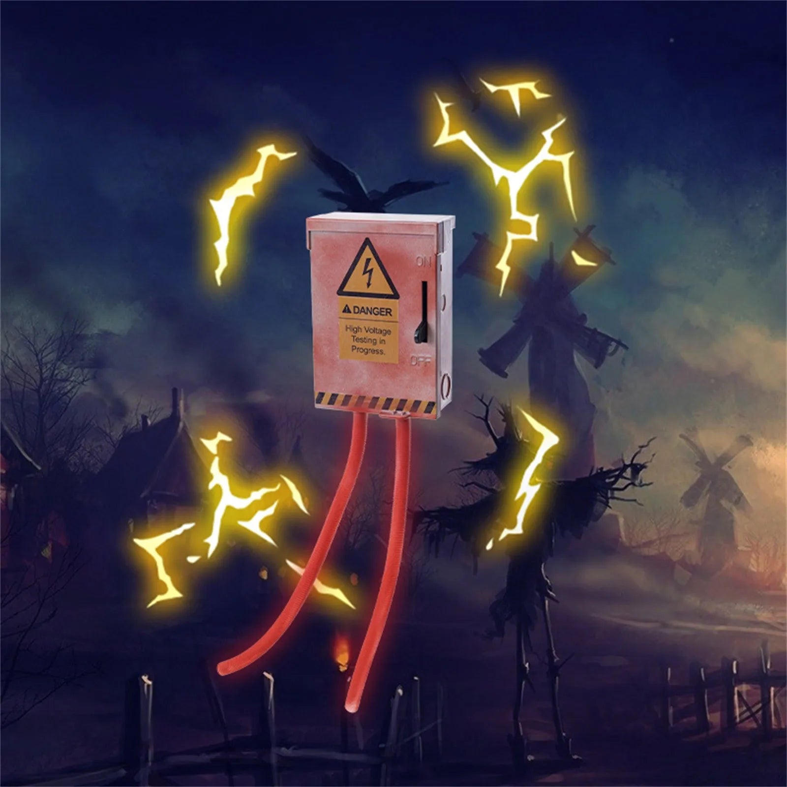 Halloween Haunted House Scares Electric Box Props Light And Sound Terrifying Atmosphere Venue Decor Pranks For Haunted house