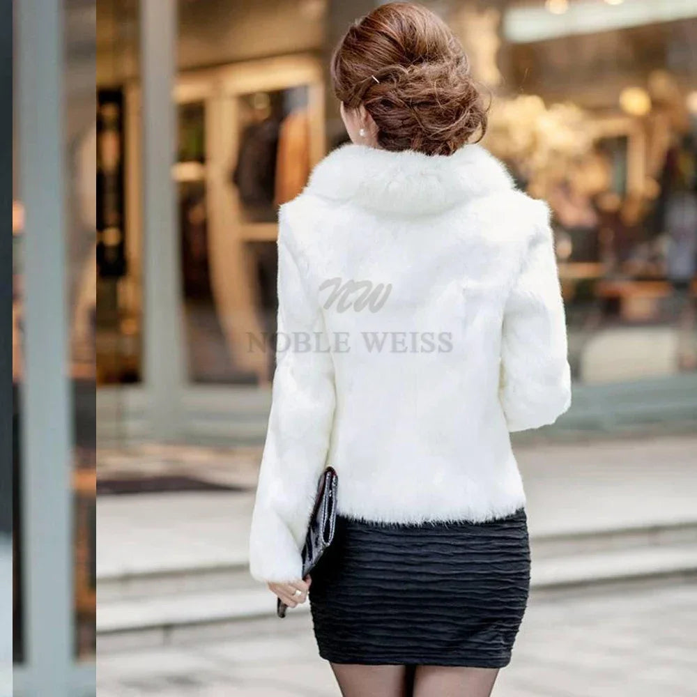 Fashion Faux Fur Wedding  Jacket Bolero Women Coat Prom Party Shrugs Wedding Wrap With Sleeves Customized