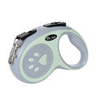 Pet Leash Pet Dog Leash for Small Medium Dogs Cats Retractable Nylon Material Durable Puppy Footprint Rope Chihuahua Bulldog Pug Supplies