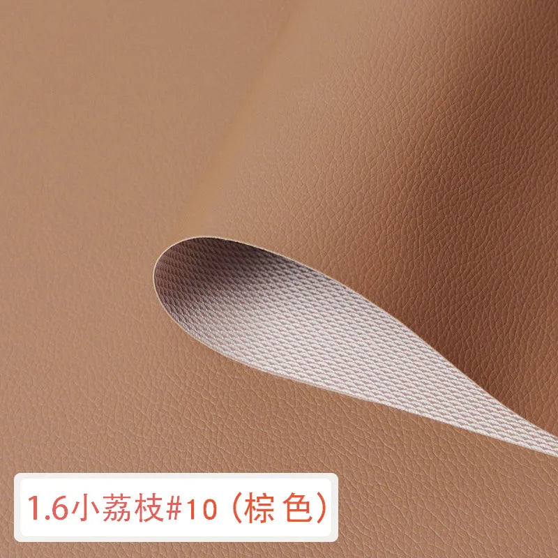 Artificial Leather For DIY Bag Material Fabric , Faux Leather Nice PU Leather 50*160cm Upholstery Furniture Fabric 0.65mm