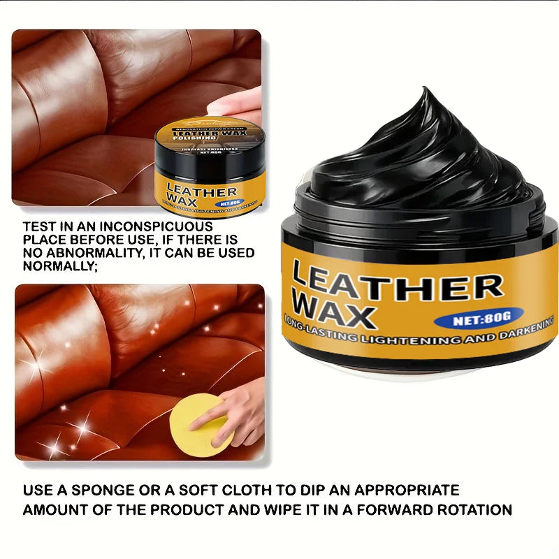 Leather Polish: Used to Restore The Color of Goods, Car Seats, Sofas, Jackets, And Shoes, As Well As for Maintaining Leather Bag