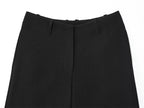 Women's Shorts New Summer 2025 Black Cropped Simple Shorts Casual and Fashionable Capable Commuter Personality Versatile