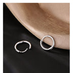 925 Sterling Silver Gold hoop Earring Creative Hot Sexy Jewelry For Women Gift Customized