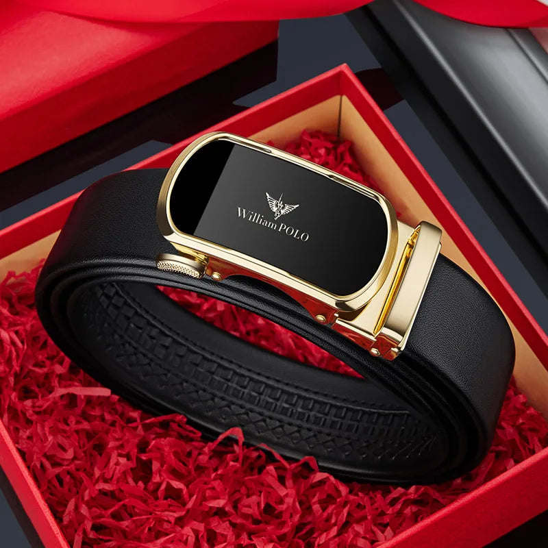 Men Belts Luxury Brand Designer Automatic Buckle Belt  Business Casual Dress Belts Gift for Men