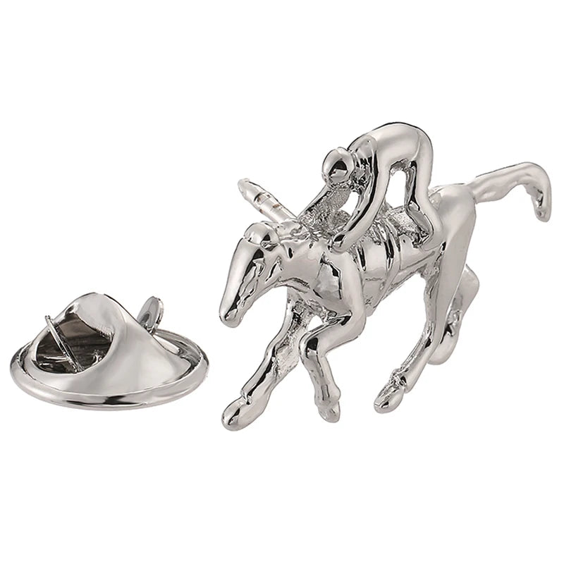 High quality men's and women's brooches cute animals dogs horses turtles lapels pins hats scarves badge accessories jewelry gift