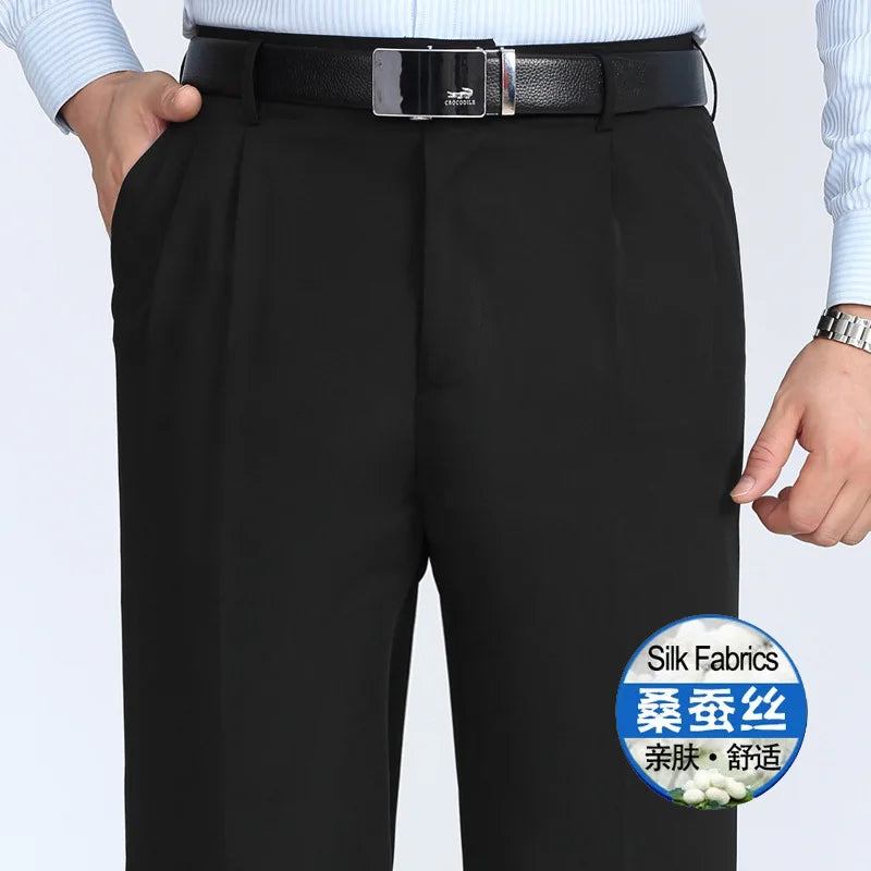 Man pants Men's clothing Pants men pantalones high waist trousers spring summer style britches streetwear casual pants office