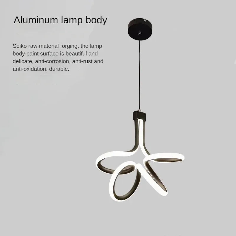 Modern Minimalist Bedroom Dining Room Foyer Entrance Balcony Aisle Corridor Chandelier