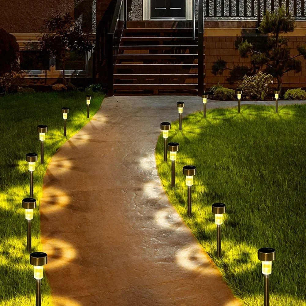 Outdoor Solar Landscape Lawn Lights Garden Lights Waterproof Decoration Lights for  Pathways Patio Yards Lawns Walkways