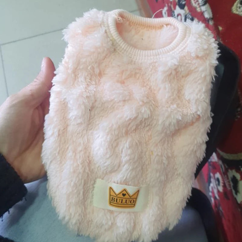Sweater for Cat Warm Puppy Hoodie Cute Dog Sweaters for Small Dogs Chihuahua Knit Sleeves Puppy Winter Fleece Harness Clothes