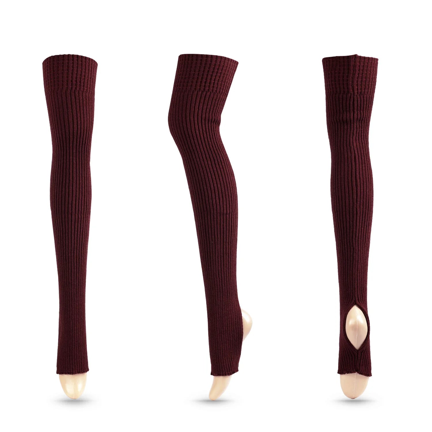 Leg Warmers New Adult Ballet Dance Stockings Yoga Warm Knit Shin Guard Sock Cover Extended Above Knee Stacking Socks 1 Pair