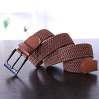 Canvas Belts for Men Fashion Metal Pin Buckle Military Tactical Strap Male Elastic Belt for Pants Jeans