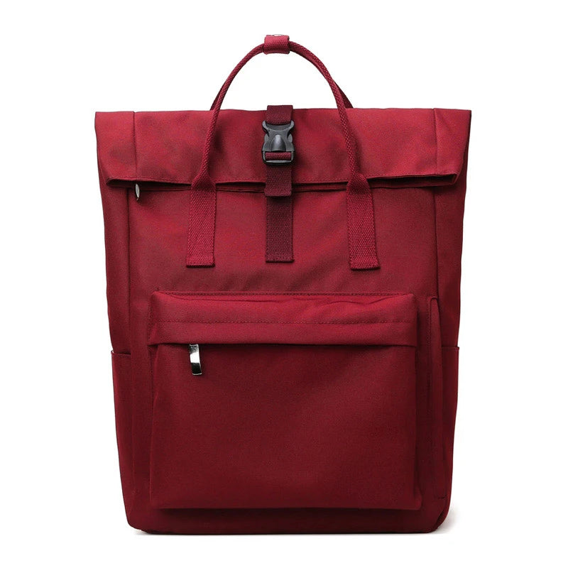 Backpack, Simple Female College Student, Can Hold Computer, Travel, Lightweight 2024 New Style, Large-Capacity Backpack, School