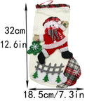 (1pcs/pack) Christmas Decorations, Christmas Socks, Gift Bags, Christmas Scenes, Window Display, Small Pendants, Christmas Decor