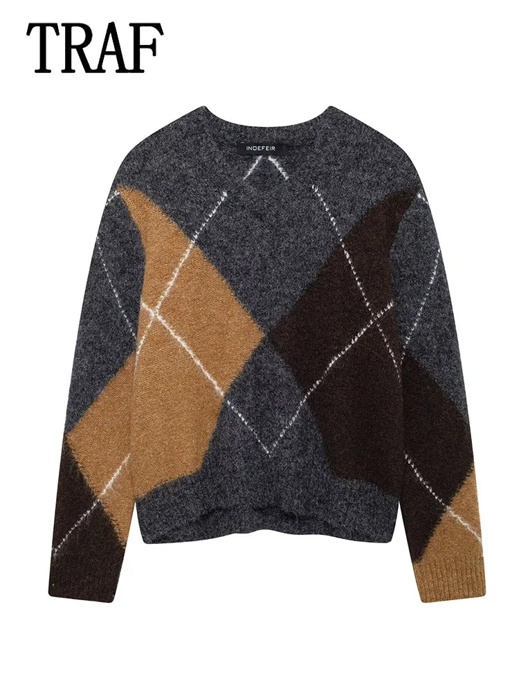 Women's Sweater New Autumn New Fashion Sweaters for Women Long Sleeve Pullover Casual Knitwear Top ﻿