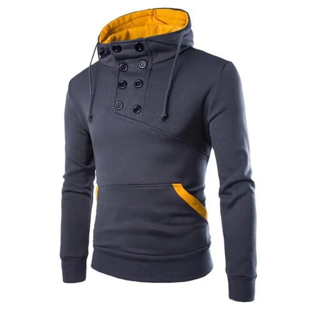 Men's Hoodie Sweatshirts for Men Pullover Spring Autumn Slim Fit Tops Sweatshirt Mens Casual Blouses Hoodie