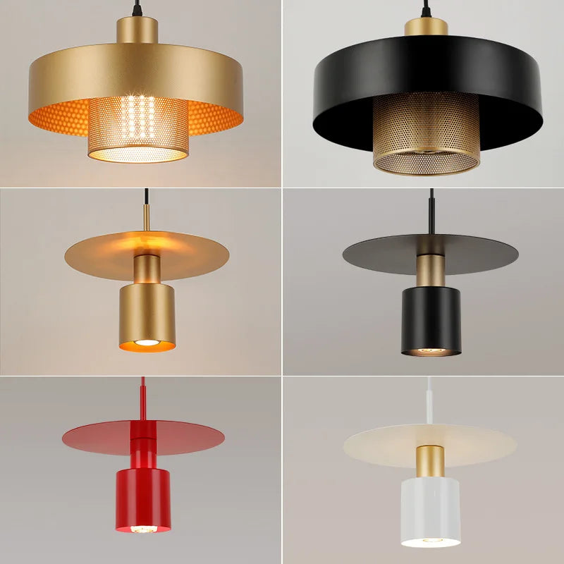 Modern and minimalist bedroom bedside small chandelier Denmark Nordic creative corridor study restaurant bar small chandelier