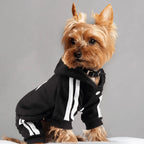 Brand name-branded clothes Design Adidog Clothing Dog Jumpsuit Sports Suit Spring Dog Clothes for Small Dogs Chihuahua Terrier Beagle Pet Apparel