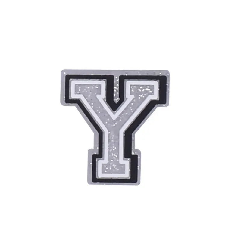 Shoe Charms for Crocs Accessories A B C Letter Shoes Charm for Croc Decorations Pins Men Accessory Jeans Woman Clogs Clips