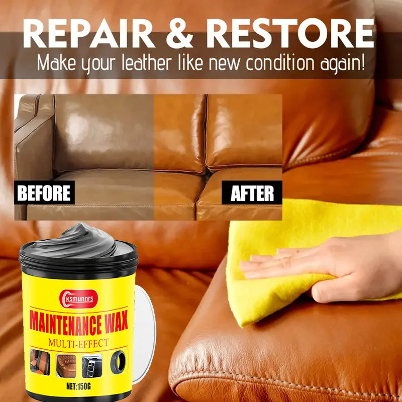 Leather polishing: Used to repair the color of goods, car seats, sofas, jackets and shoes, leather bags, leather clothing mainte