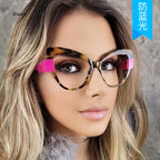 Fashion Brand Glasses Frame Women Computer Myopia Eyewear Frames Tr90 Ultra Light Eyeglasses Ladies Spectacle Frames Latest 2024