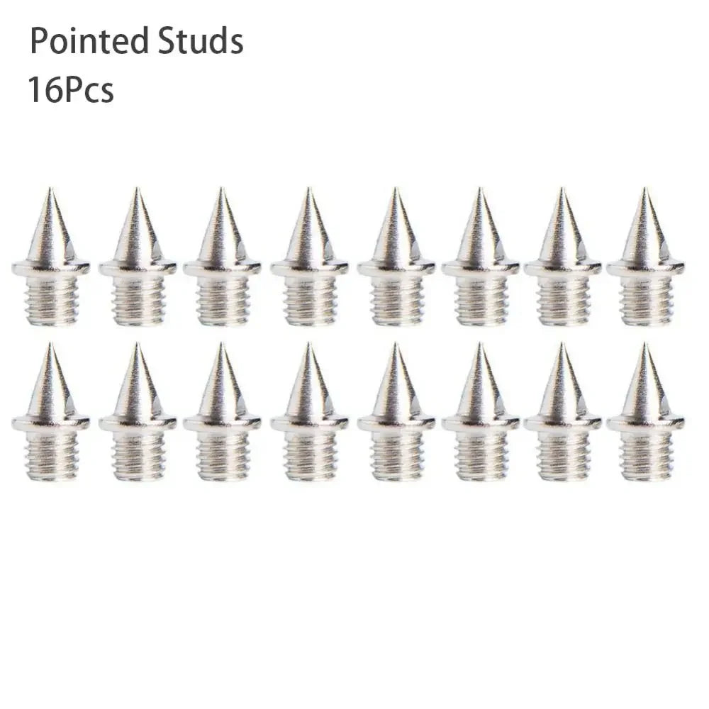 16Pcs Durable Steel Shoe Studs Field Sprinting Shoes Spikes Track Field Cross Country Track Spikes