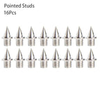 16Pcs Durable Steel Shoe Studs Field Sprinting Shoes Spikes Track Field Cross Country Track Spikes