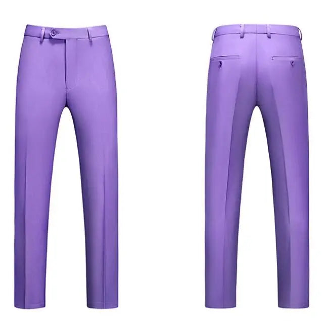 Men Formal Pants, 2025 New Elegant Man Office Work Pant, Casual Polyester Fiber Trousers Men 17 Colors Pantalones Hombre